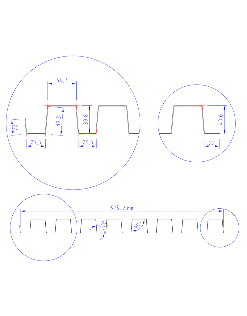 Damwand Houtlook 40-40