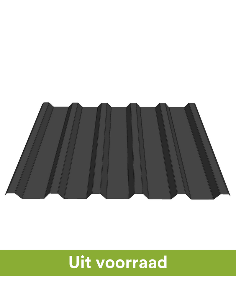 Damwandplaten Dak 35/1035, Antraciet