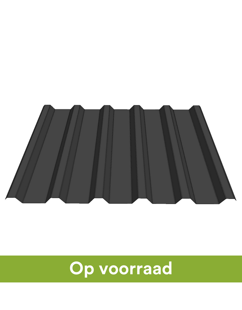 Damwandplaten Dak 35/1035, Antraciet