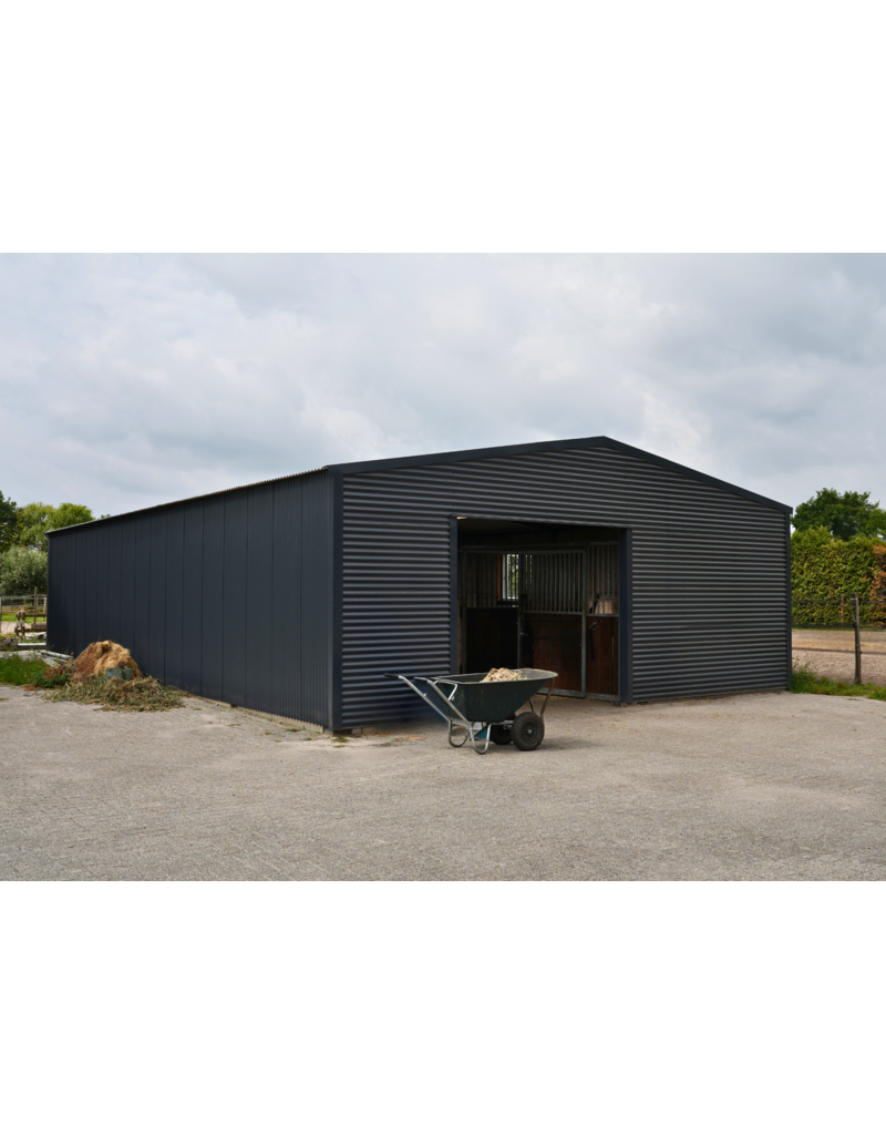 Bouwpakket Zadeldak loods 6m breed