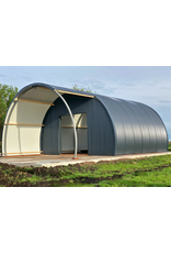 Gebogen Golfplaat 76/18, RAL 6011 Resedagroen