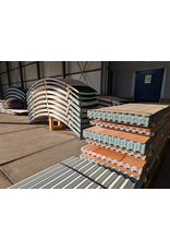 Rechte Golfplaat 76/18, RAL 1015 Licht Ivoor