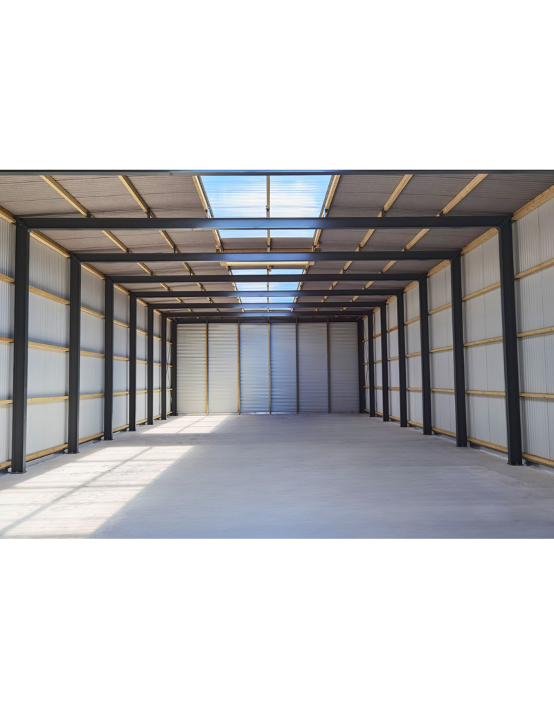 Rechte Golfplaat 76/18, RAL 8014 Sepiabruin