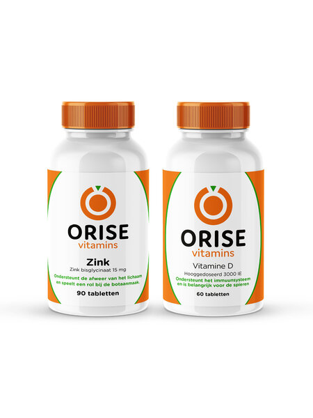 Orise Vitamins Orise Vitamins Weerstandspakket (Vitamine D & zink)