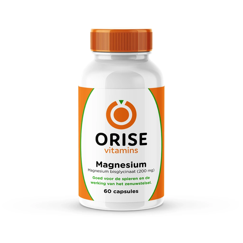Orise Vitamins Magnesium bisglycinaat | Zuiver magnesium supplement voor sporters, NZVT-keurmerk