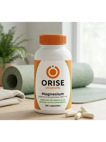 Orise Vitamins Magnesium bisglycinaat 200 mg: NZVT-gekeurd en 100% zuiver