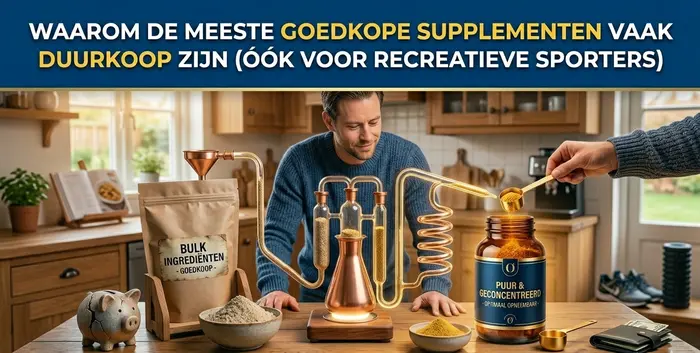 Waarom de meeste goedkope supplementen vaak duurkoop zijn (óók voor recreatieve sporters)