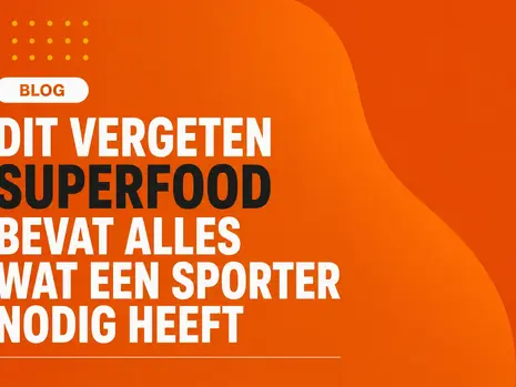 Dit vergeten superfood bevat alles wat een sporter nodig heeft