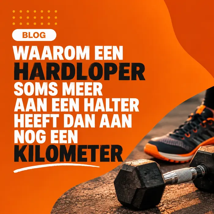 Waarom een hardloper soms meer aan een halter heeft dan aan nog een kilometer