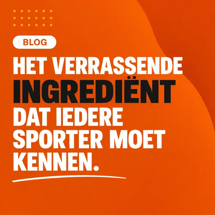 Het verrassende ingrediënt dat iedere sporter moet kennen
