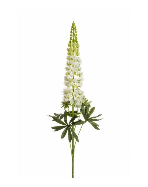 Lupine bloem wit kunstplant