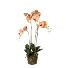 Orchidee oranje XL kunstplant