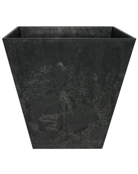 Artstone Ella pot 25x25cm zwart