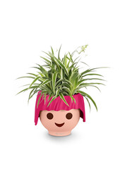Spiderplant Ocean in Ojo Kids Pot