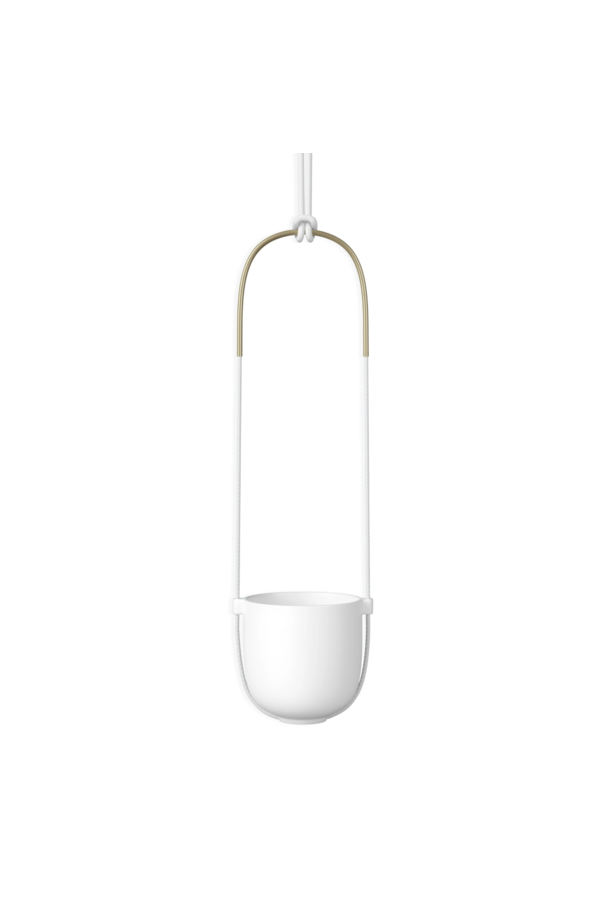 Pot de fleurs suspendu Bolo avec Scindapsus pictus