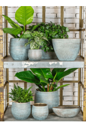 Pot Ryan Bleu Brillant