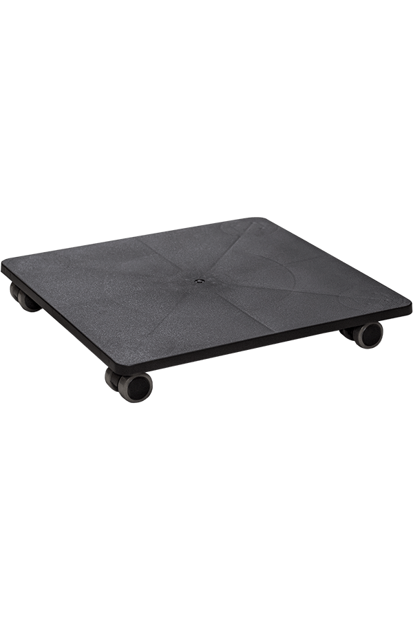 Plateau à roulettes carré 38
