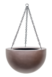 Bol suspendu gris mat