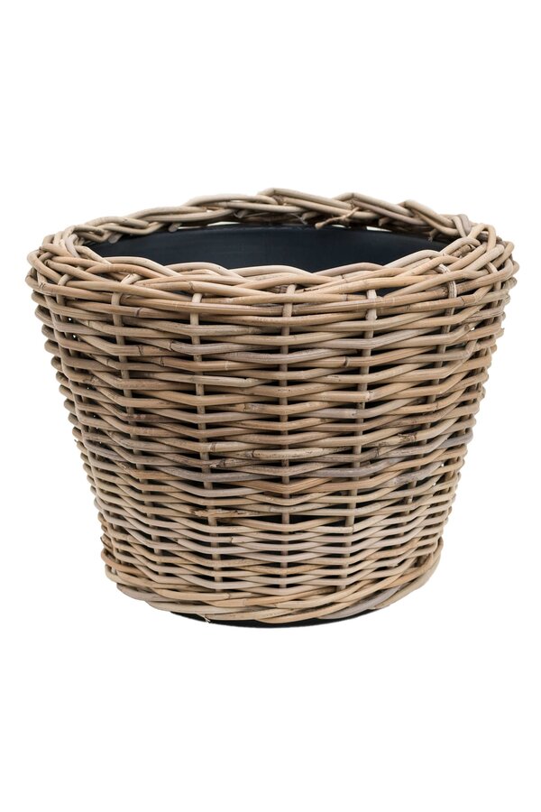 Pot en osier tressé M