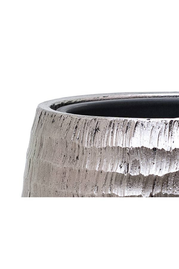 Zilver Gehamerd Hoog