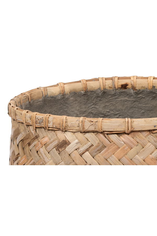 Panier tressé imprégné M