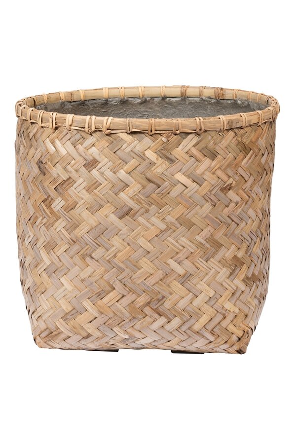 Panier tressé imprégné L