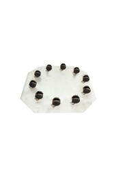 Plateau à roulettes rond XXXL