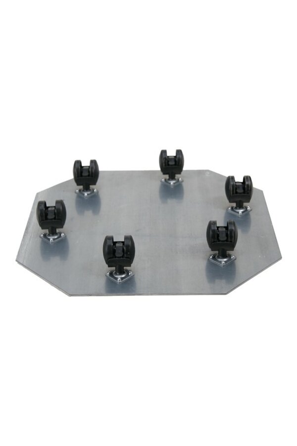 Plateau à roulettes rond XXL