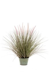 Pennisetum gras in zinken pot S kunstplant