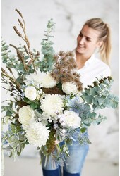 Heracleum rode tak kunstplant