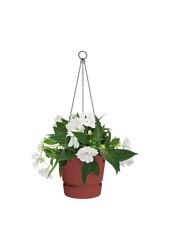 Pot suspendu Greenville Marron