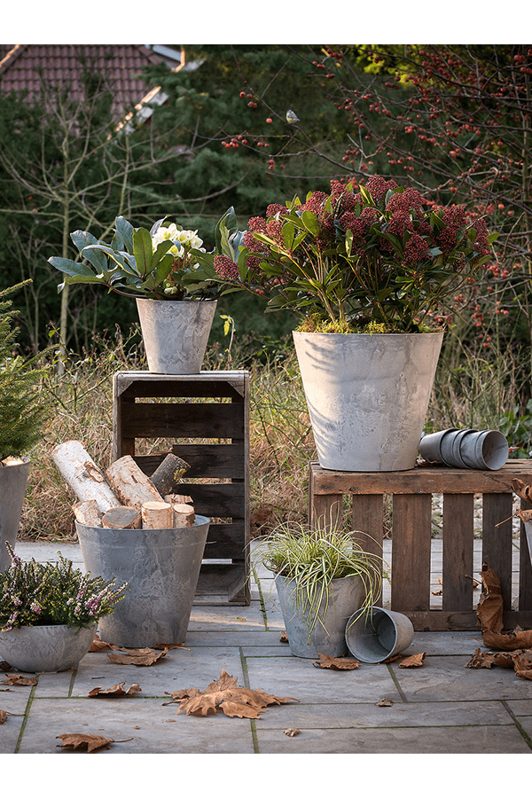 Pot Claire Ø 37 cm gris