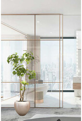 Plante artificielle Polyscias dans Couple Champagne