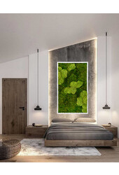 Plantenschilderij Wit frame XL