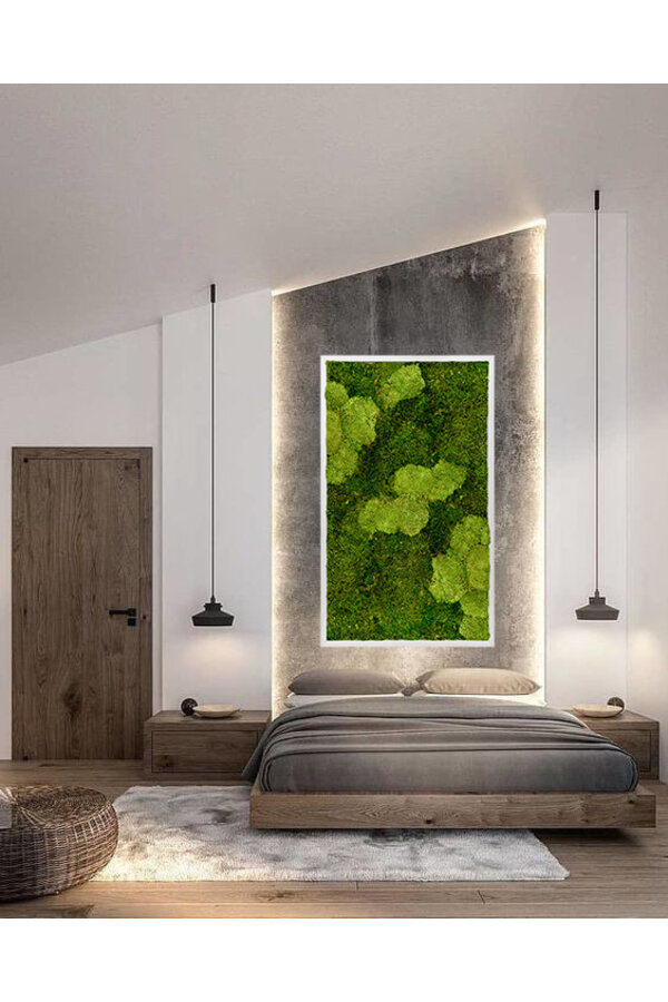 Plantenschilderij Wit frame XL