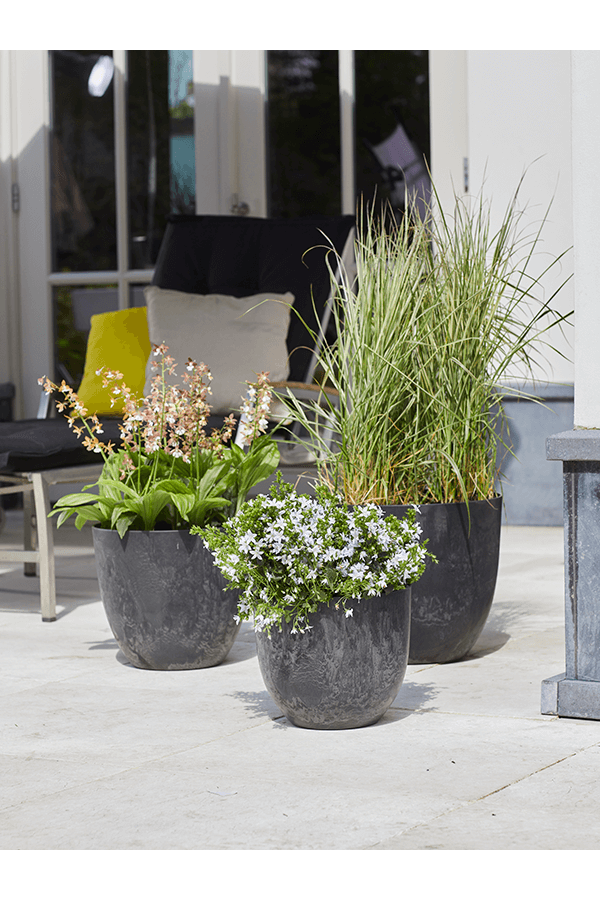 Pot Bola anthracite Ø 33 cm