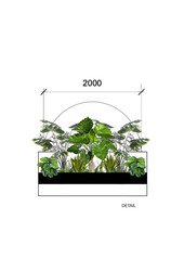 Kunstplanten plantenpakket