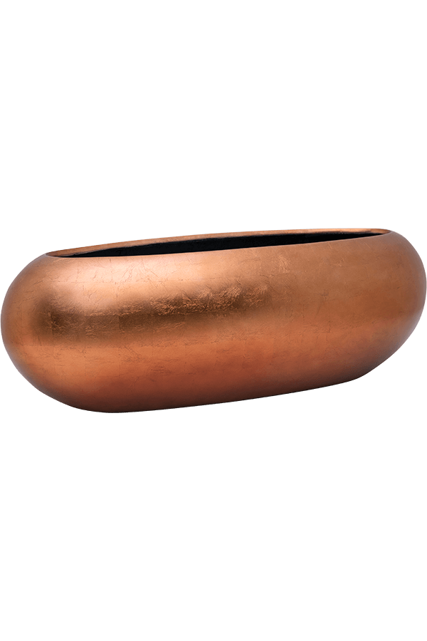 Baq Metallic Silver Leaf Boat matt copper