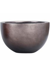 Baq Metallic Silver Leaf Bowl cuivre mat