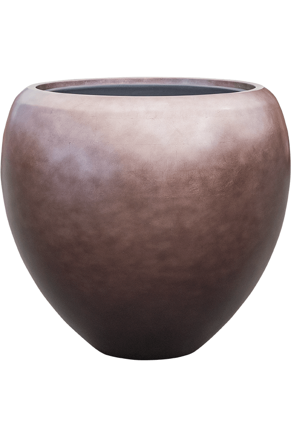Baq Metallic Silver Leaf Couple matt coffee (met inzetbak)