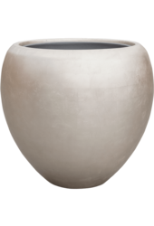 Baq Metallic Silver Leaf Couple matt coffee (met inzetbak)