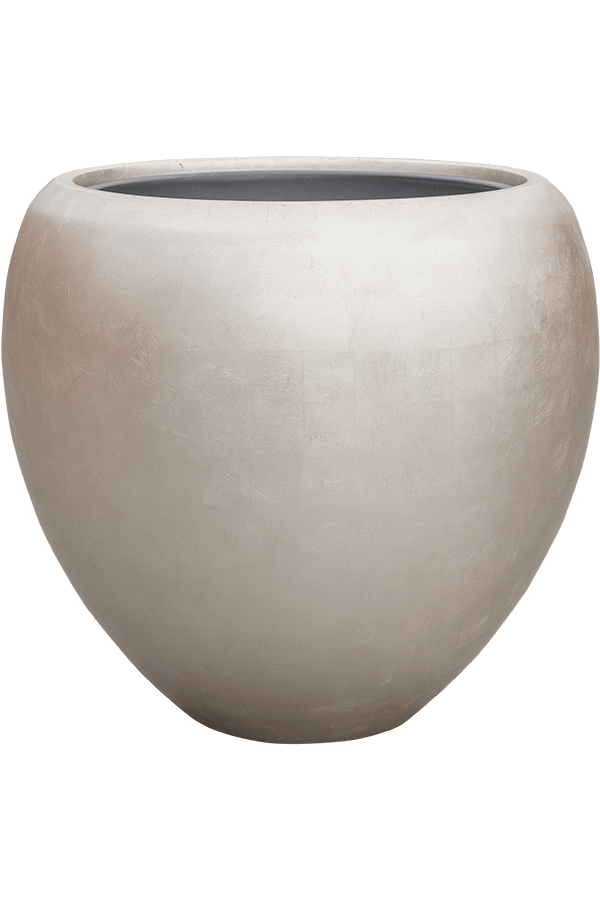 Baq Metallic Silver Leaf Couple matt coffee (avec bac intérieur)