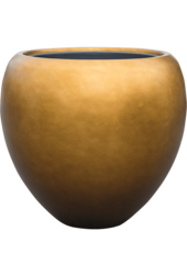 Baq Metallic Silver Leaf Couple matt coffee (met inzetbak)