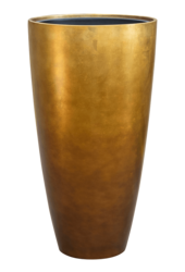 Baq Metallic Silver Leaf Partner matt coffee (met inzetbak)