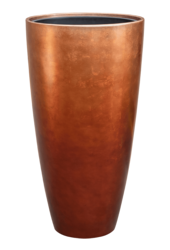 Baq Metallic Silver Leaf Partner matt coffee (met inzetbak)