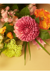 Plante artificielle Dahlia Pompon