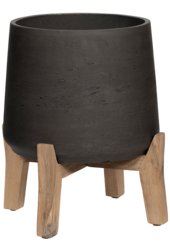 Brut avec pieds bas Patt XL Noir délavé