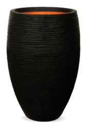 Capi Nature Rib NL Vaas Elegant Deluxe Zwart