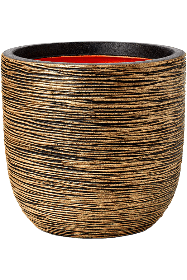 Capi Nature Rib NL Pot Rond Noir Or