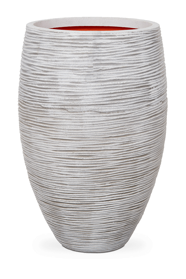 Capi Nature Rib NL Vase Élégant Deluxe Ivoire